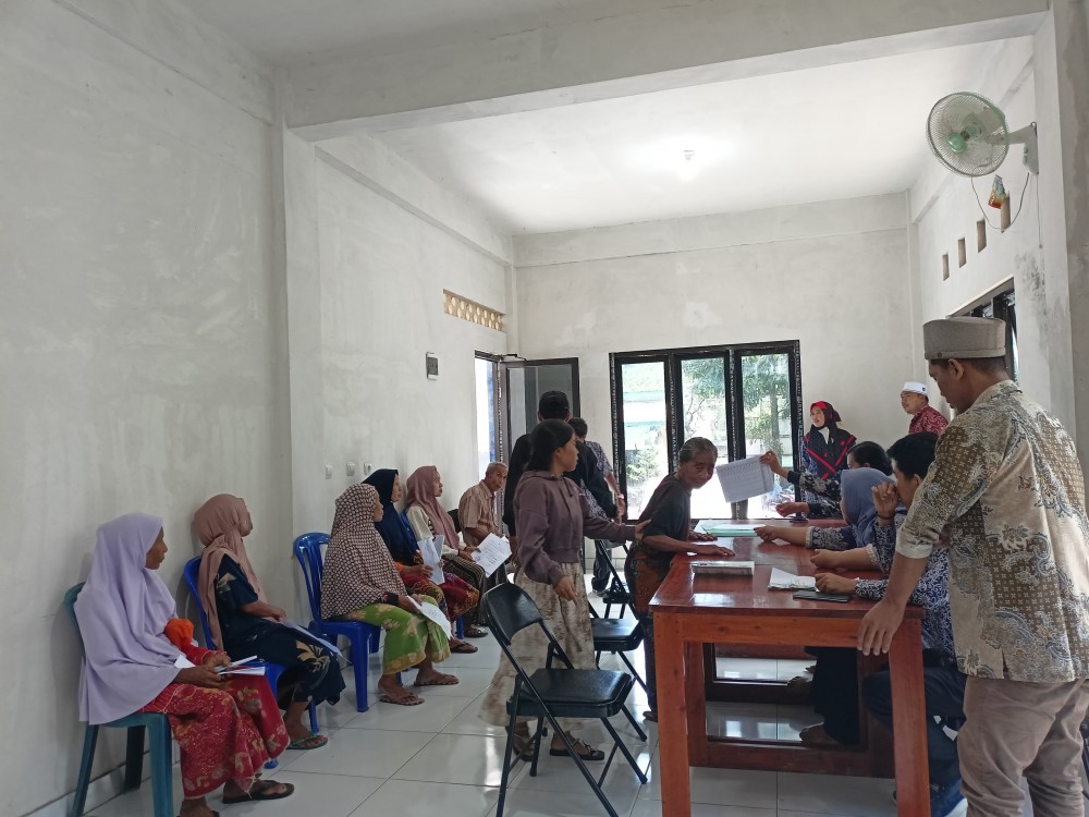 PENYALURAN BLT DESA TAHAP 2 DI DESA JERINGO JELANG IDUL FITRI 1446 H